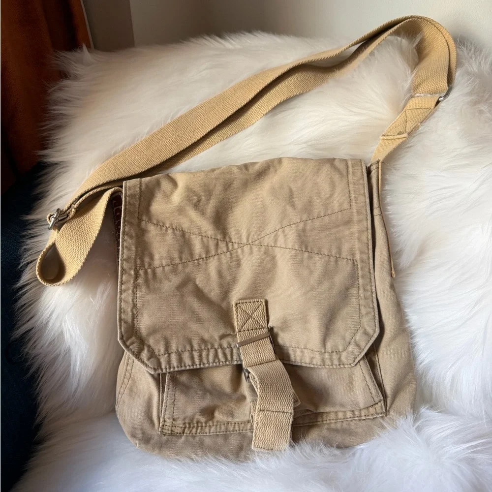 Men’s FCUK Tan Messenger Bag